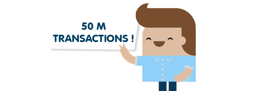 50 M transactions