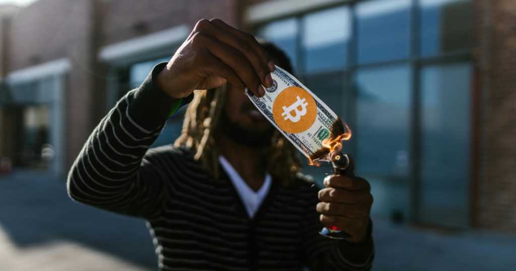 Bitcoin drops for fifth straight month even as large investors lean in